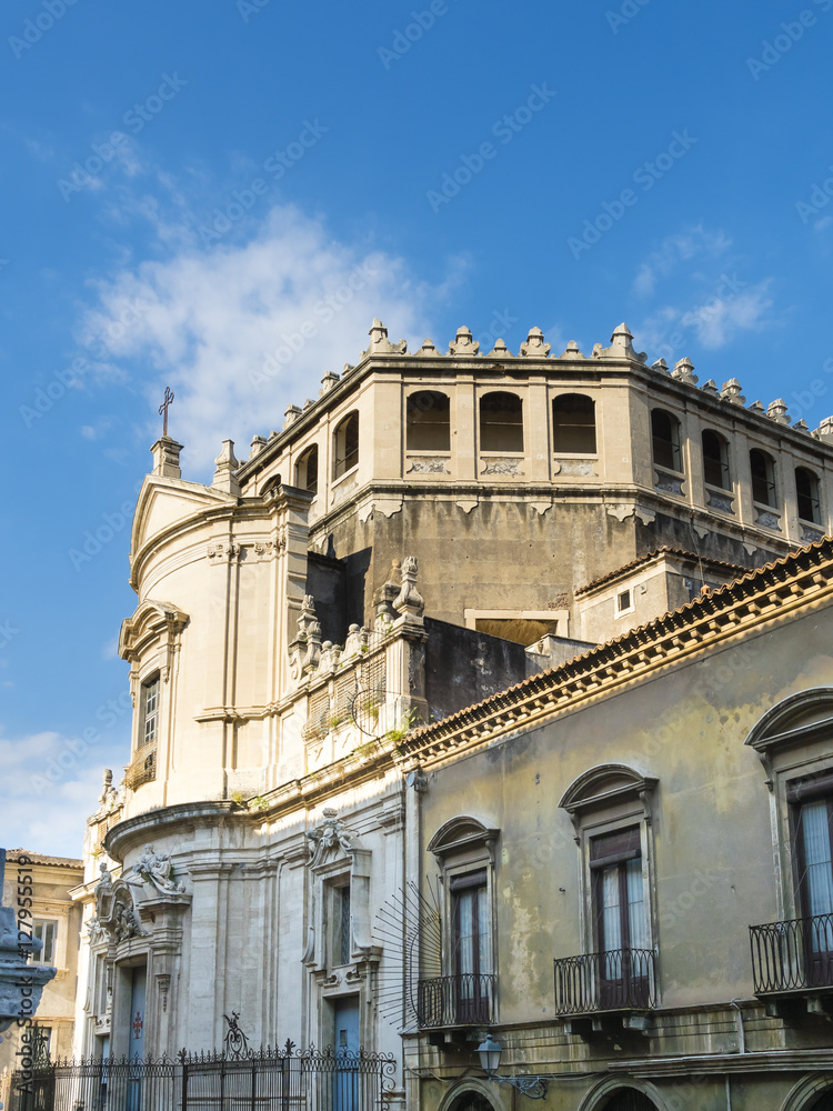 Die Kirche San Francesco Borgia, Catania, Provinz Catania Sizilien, Italien, Europa