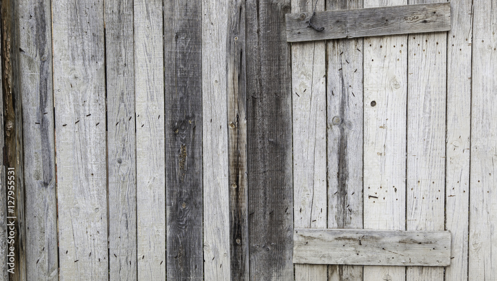 Scraped wooden door Scraped wooden door