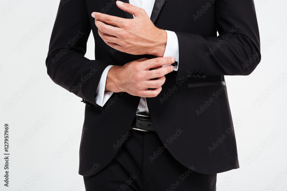 Obraz premium Cropped businessman