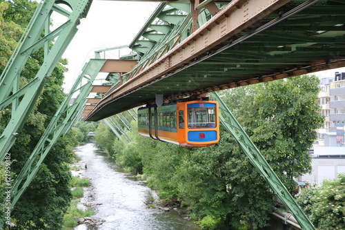 Waterway of Wuppertal Suspension Railway, Germany