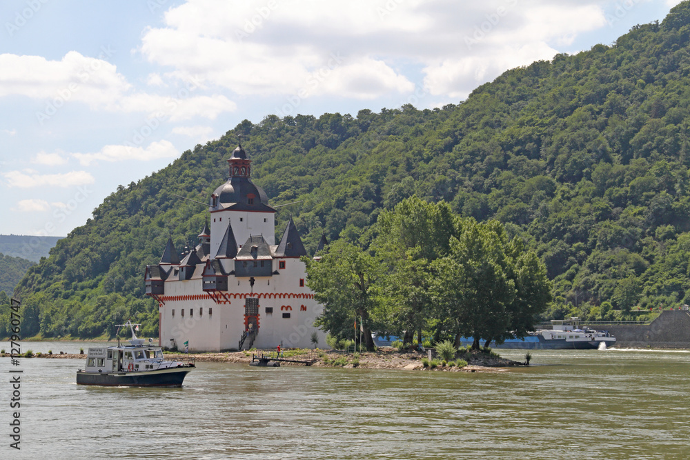 Fototapeta premium Burg Pfalzgrafenstein