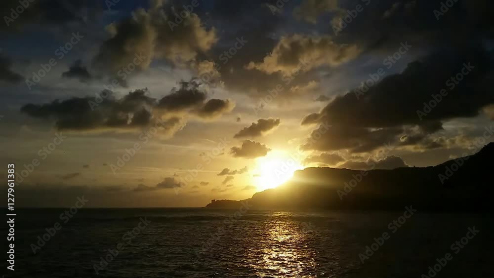 Sunset Over the Sea Time Lapse Sunset Over the Sea Time Lapse