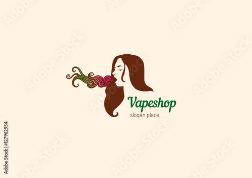 Creative logo for the shop or bar vape