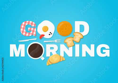 good morning concept.