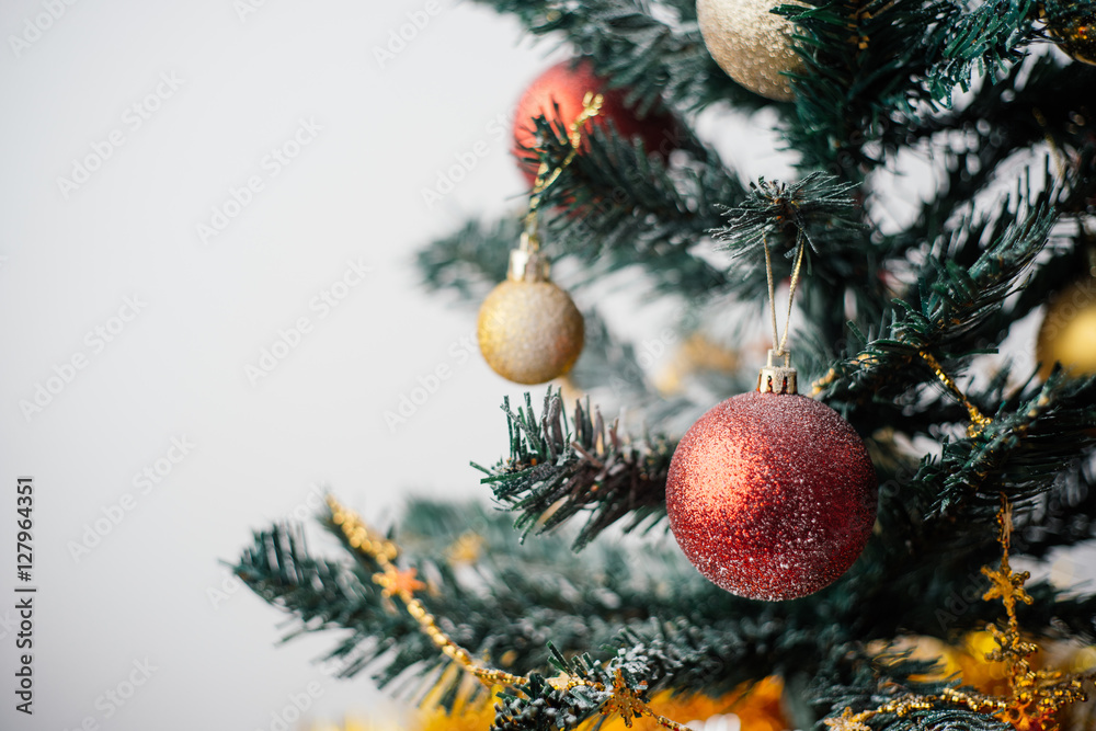 Christmas tree and fur-tree toys
