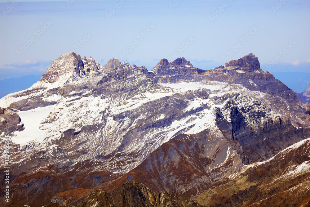 Alpine landscape in Haute Savoie, France, Europe