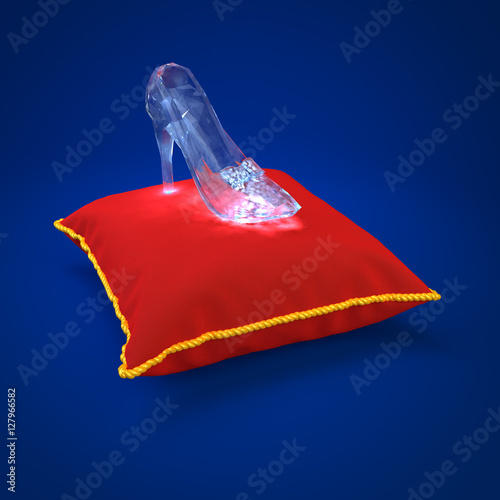 Cinderella crystal slipper