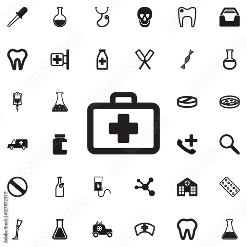 Medicine Bag vector icon