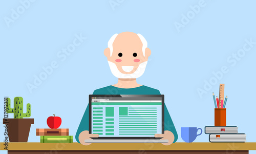 Management digital marketing srartup planning analytics design pay per click seo social media analysis actions and development launch. Banners for websites flat design style. Business workplace. Old