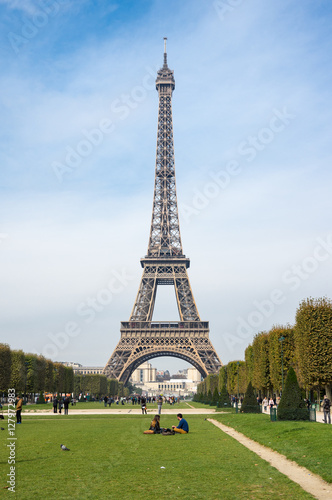 The Eiffel Tower in Paris