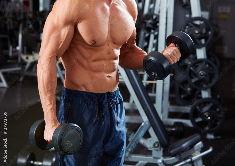 Dumbbell workout Dumbbell workout