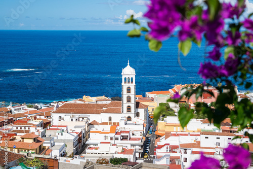 Garachico town on the coast of Tenerife 