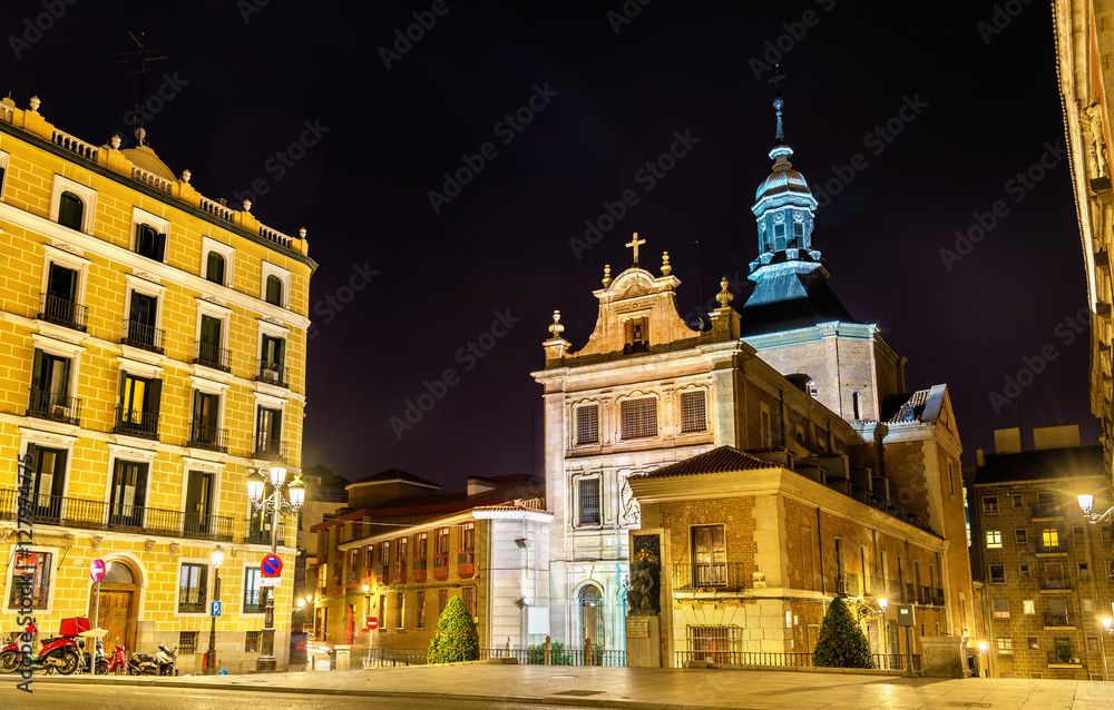 Naklejka premium Iglesia del Sacramento, a Baroque-style Roman Catholic church located in Madrid, Spain