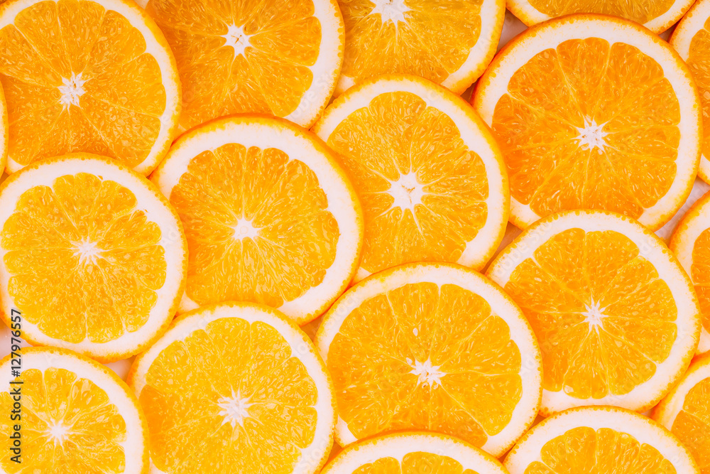 Orange Fruit Background. Summer Oranges. Healthy Food Orange Fruit Background. Summer Oranges. Healthy Food