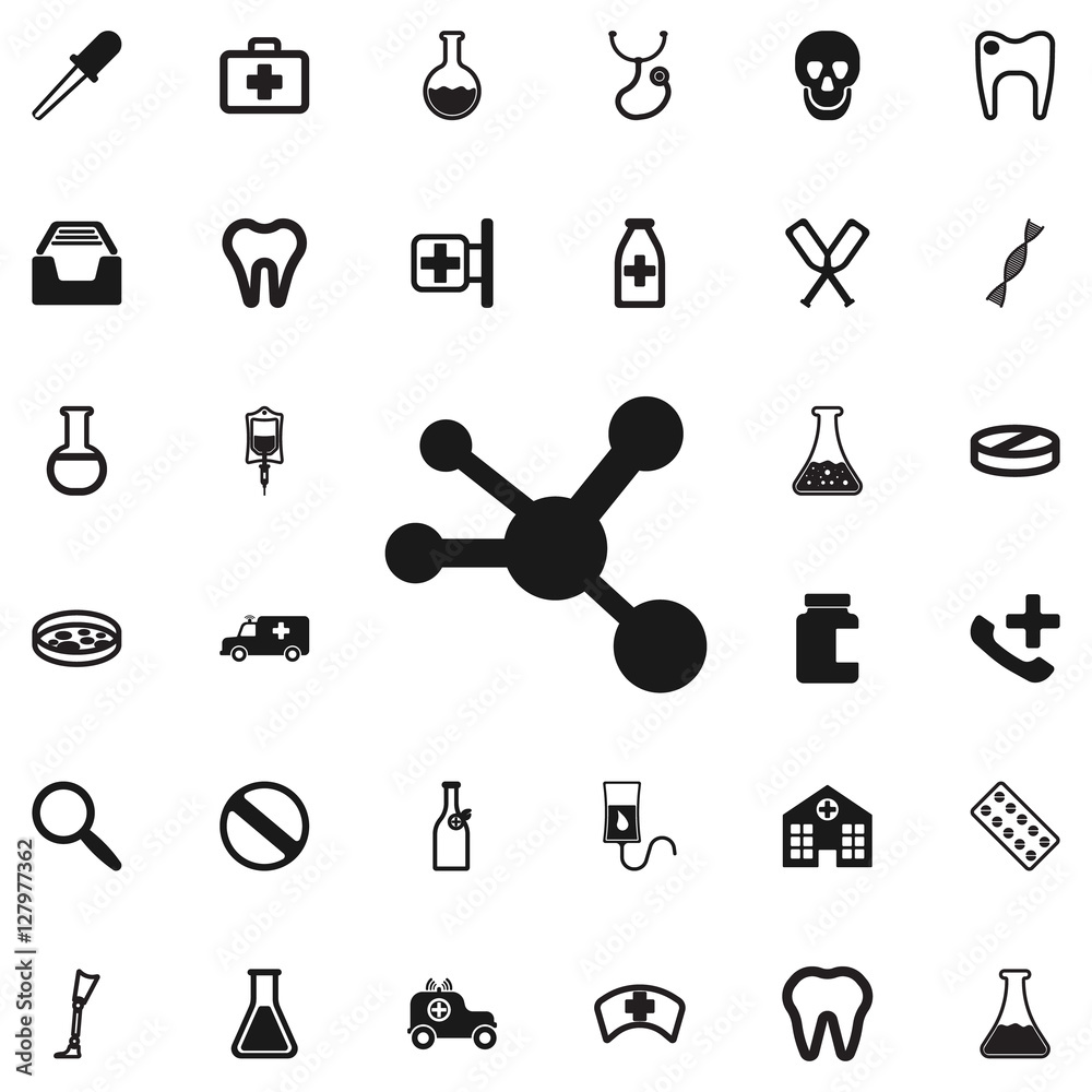 Obraz premium Molecule icon