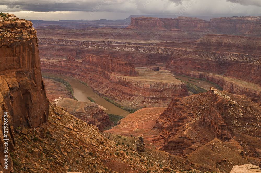 Great views of scenic cliffs in Canyonlands national Park,Utah, USA.