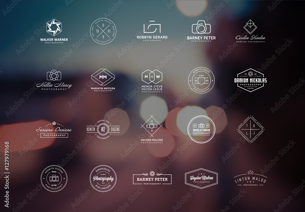 20 Photography Logo Layouts 2 Stock Template | Adobe Stock