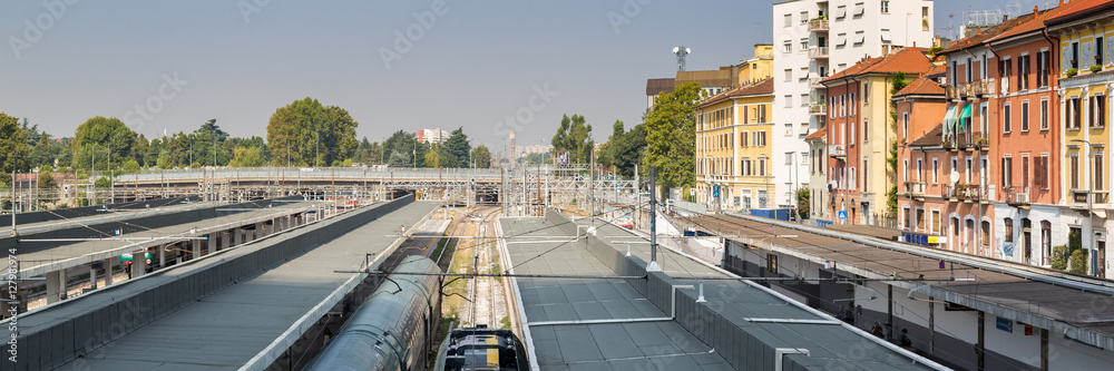 Garibaldi train station in Milan