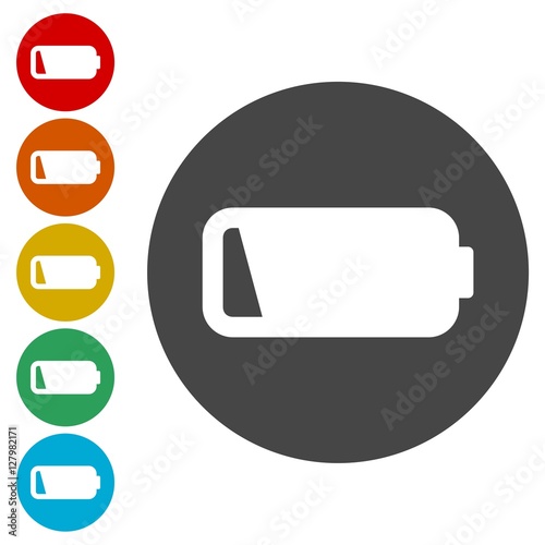 Low battery icon, Battery icon 