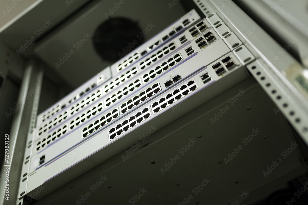 Core switch technology in network room place Core switch technology in network room place