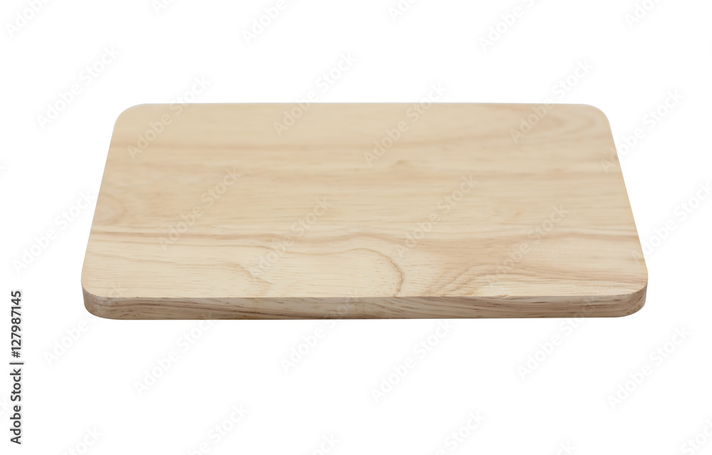 Empty top of wooden shelf isolated on white background. For prod Empty top of wooden shelf isolated on white background. For prod