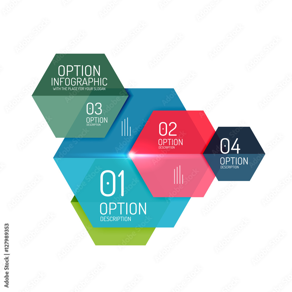 Paper geometric abstract infographic layouts Paper geometric abstract infographic layouts