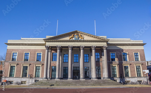 Front of the courthouse in Leeuwarden photo