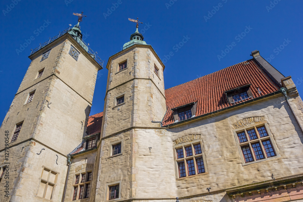 Towers of the historical Steinfurt University