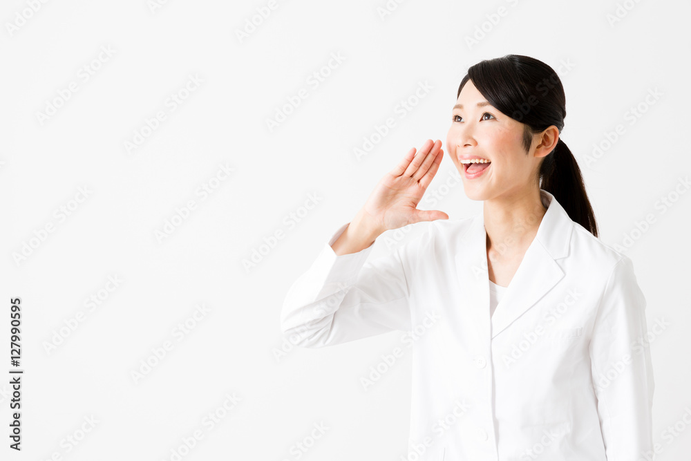 portrait of young asian doctor isolated on white background portrait of young asian doctor isolated on white background