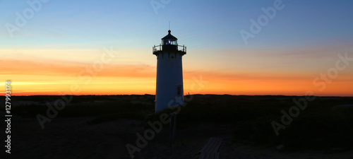 Lighthouse Sunset at Provincetown, Cape Cod