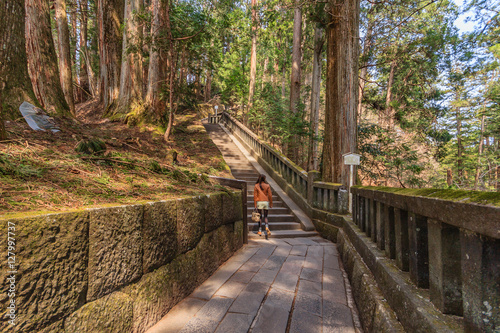Takinoo Shrine in Futarasan shrine UNESCO World Heritage site . a famous historic site in Nikko  Tochigi  Japan.
