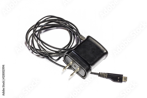 Isolated Mobile Charger on white background