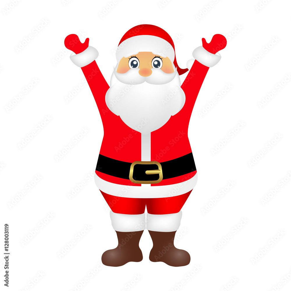 Santa Claus on white background Santa Claus on white background