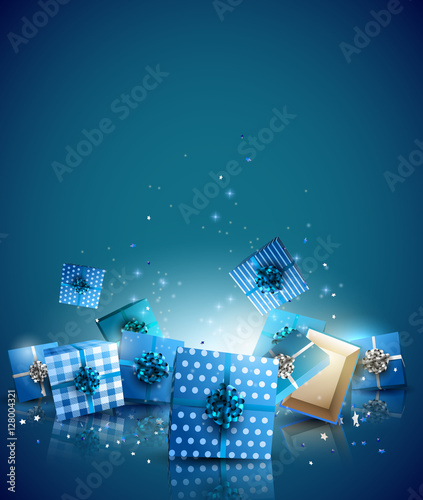 Christmas luxury greeting card