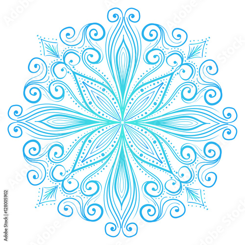 Mandala, tribal ethnic ornament, vector © meookami