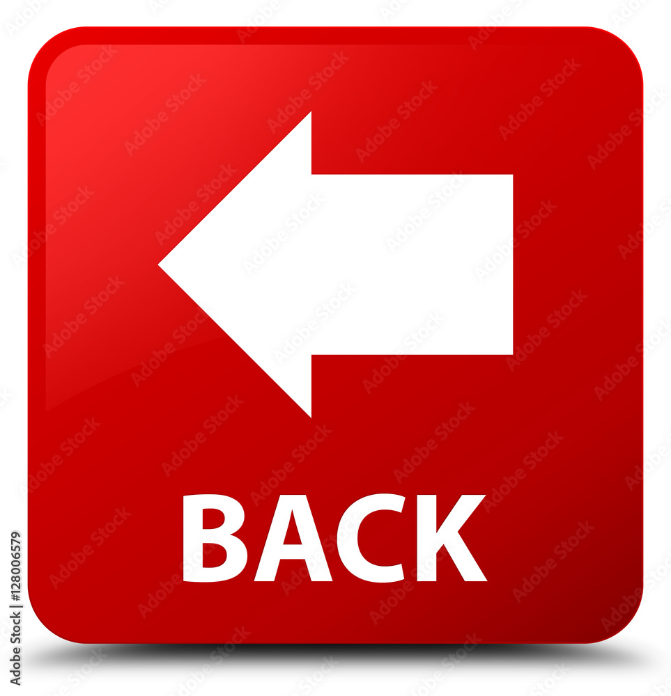 Back red square button Back red square button