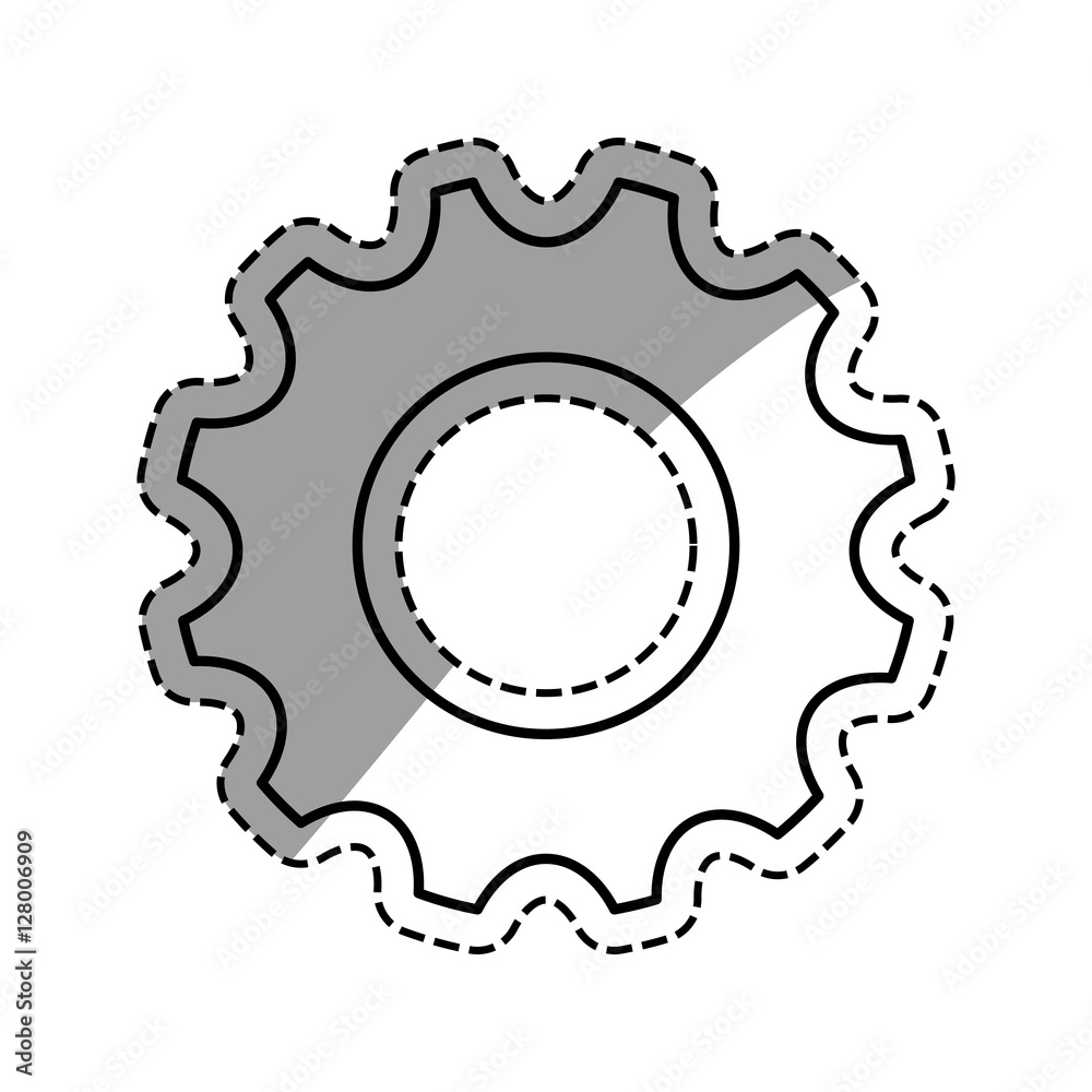 Gear cog wheel icon vector illustration graphic design Gear cog wheel icon vector illustration graphic design