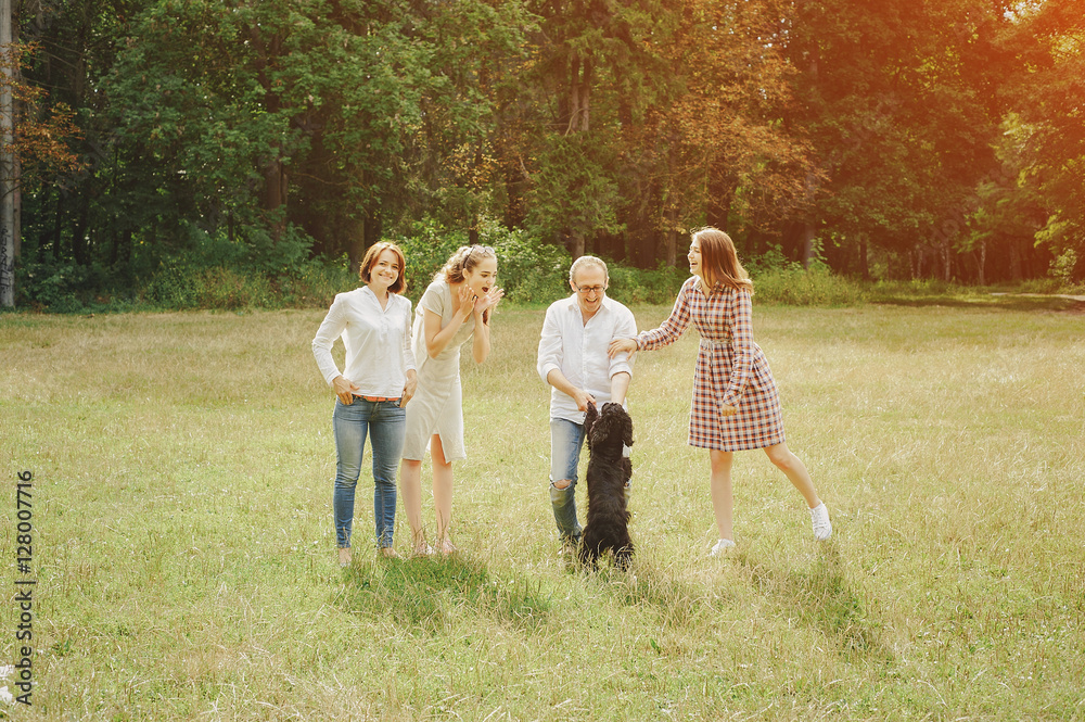 Fototapeta premium happy family HD