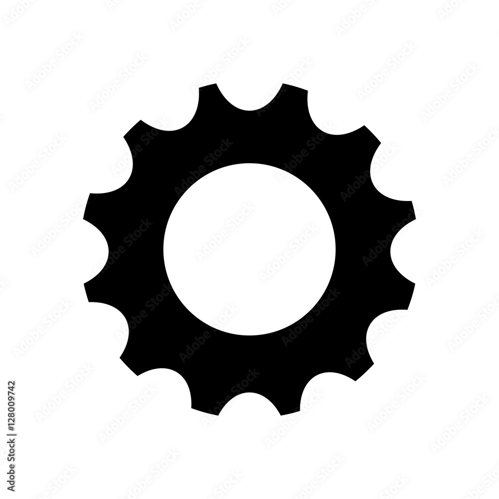 Gear cog wheel icon vector illustration graphic design Gear cog wheel icon vector illustration graphic design