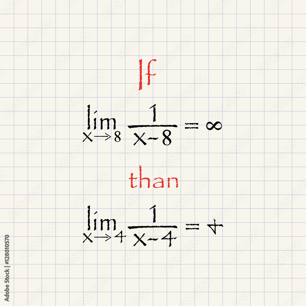 Math equation - funny inscription mathematical template Math equation - funny inscription mathematical template