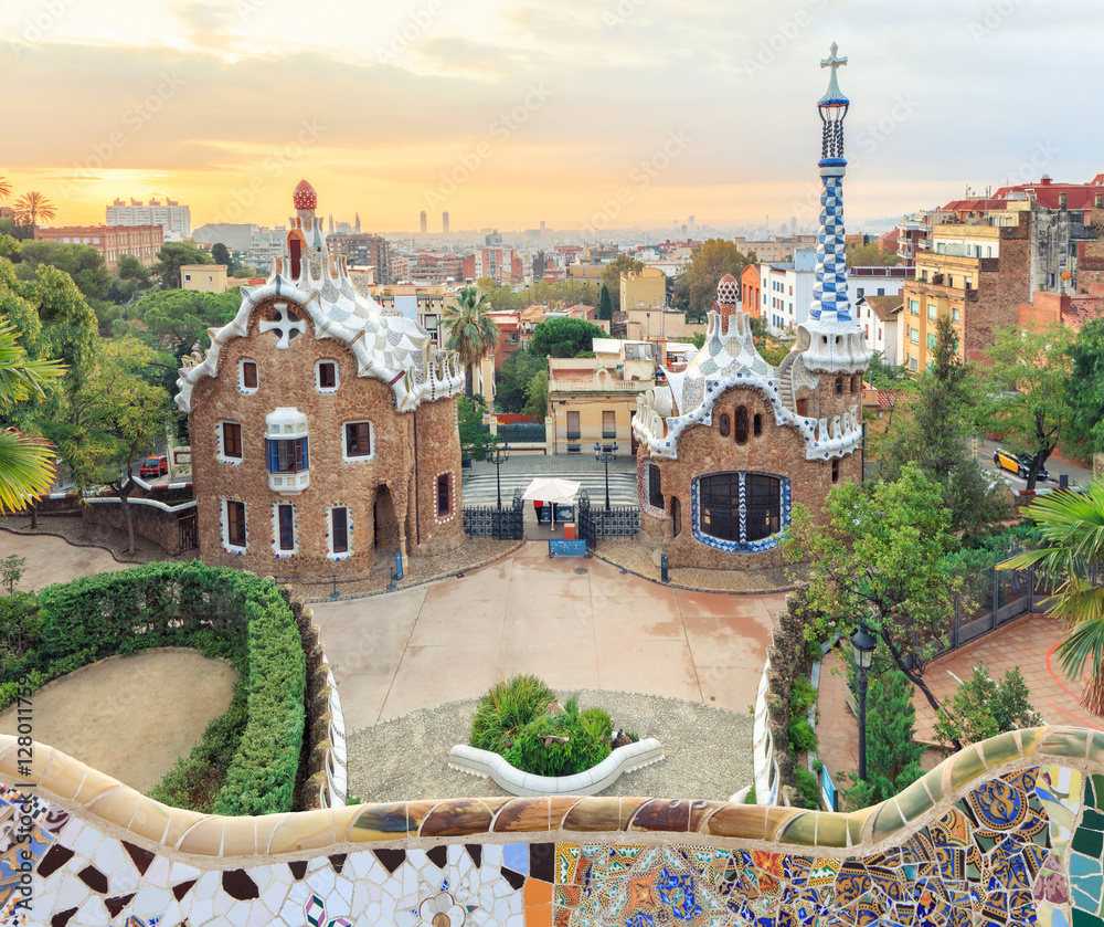 Fotografie Park Guell in Barcelona