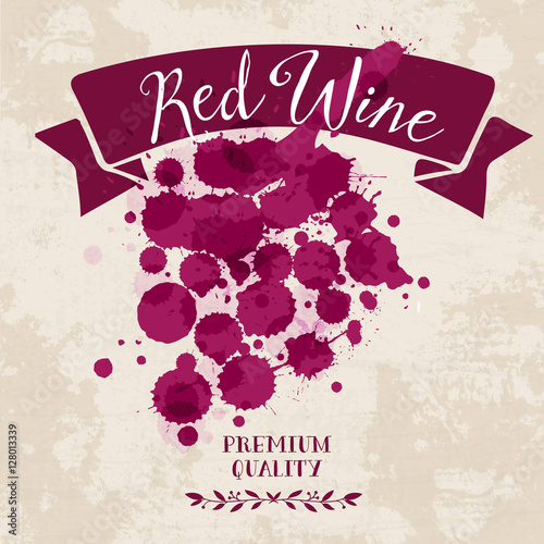 Vino etichetta vintage