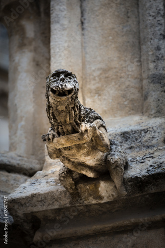 Decoration of the Catholic temple. photo