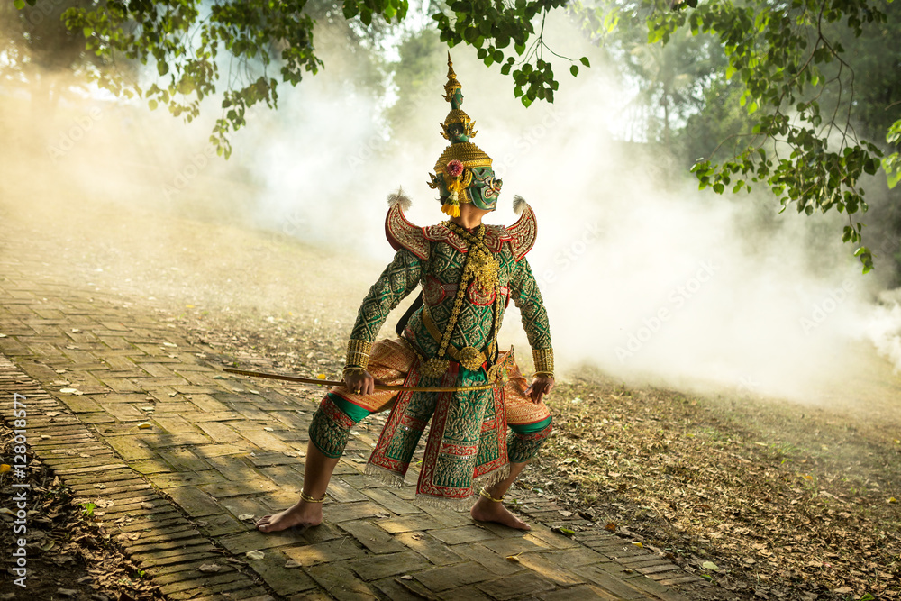 Obraz premium The Masked performing art