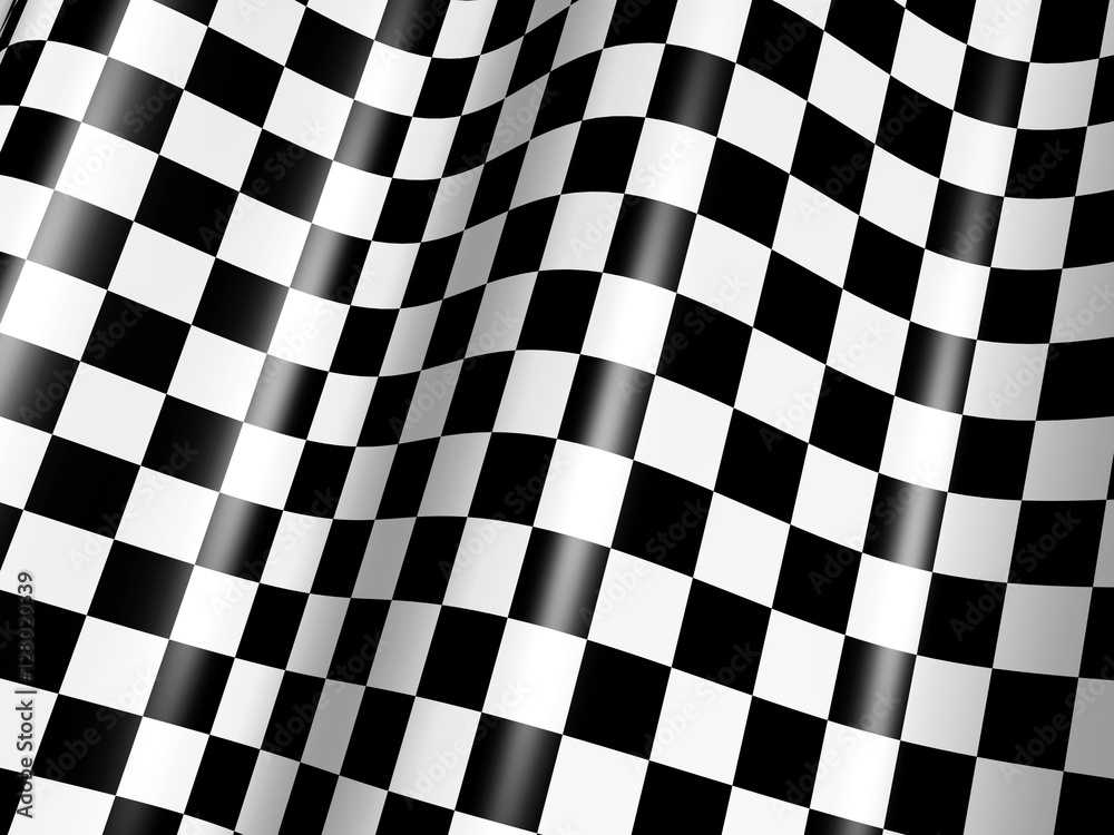 Obraz premium Checkered flag