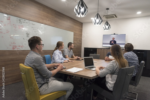 startup business team on meeting at modern office