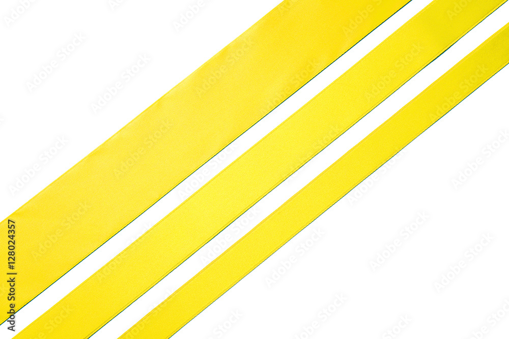 Diagonal ribbons on white background Diagonal ribbons on white background