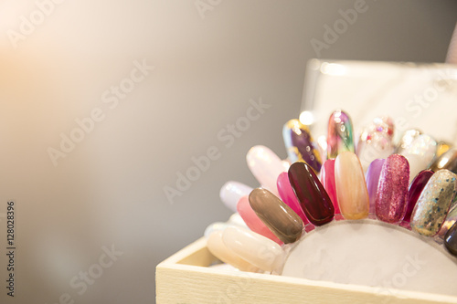 colorful Sample nail polish photo