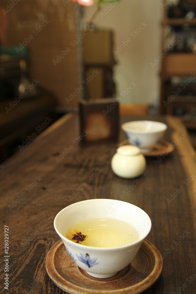 Fototapeta premium Shu humble cottage_Yang Gu