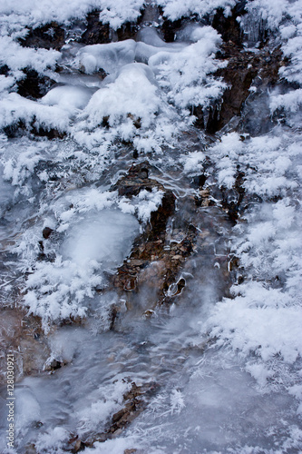 Frozen water in winter © LindaPhotography